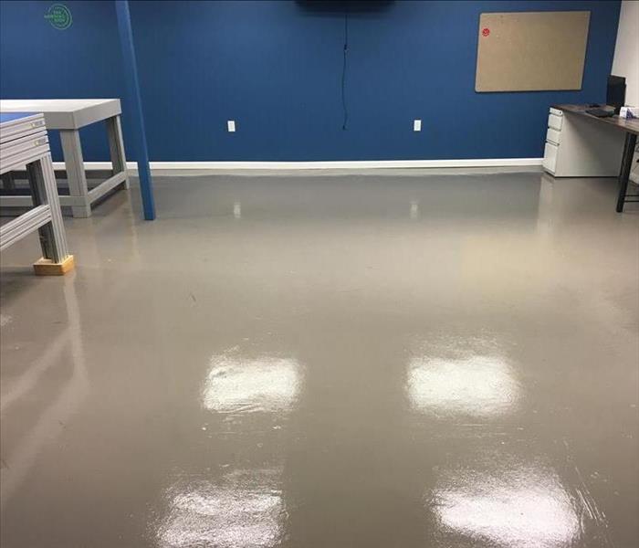 Same space after our technicians cleaned, no dust
